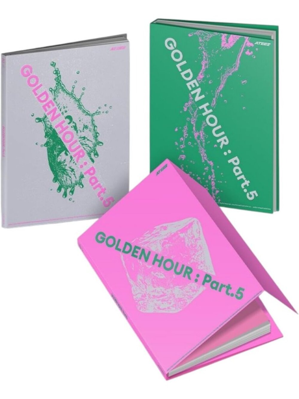Mini Album GOLDEN HOUR Part 5 - 14th Release, 3 Set with Extra Photocards